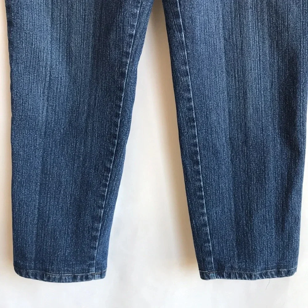 Style & Co. natural fit tapered leg blue jeans, 14 - Picture 4 of 12